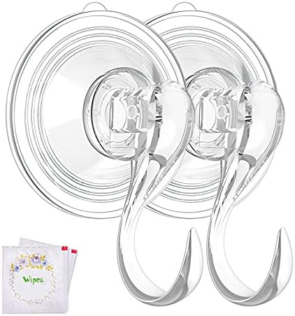 VIS'V Wreath Hanger, Large Suction Cup Wreath Hooks with Wipes, Heavy Duty, 22 LB Capacity, Remov... | Amazon (US)