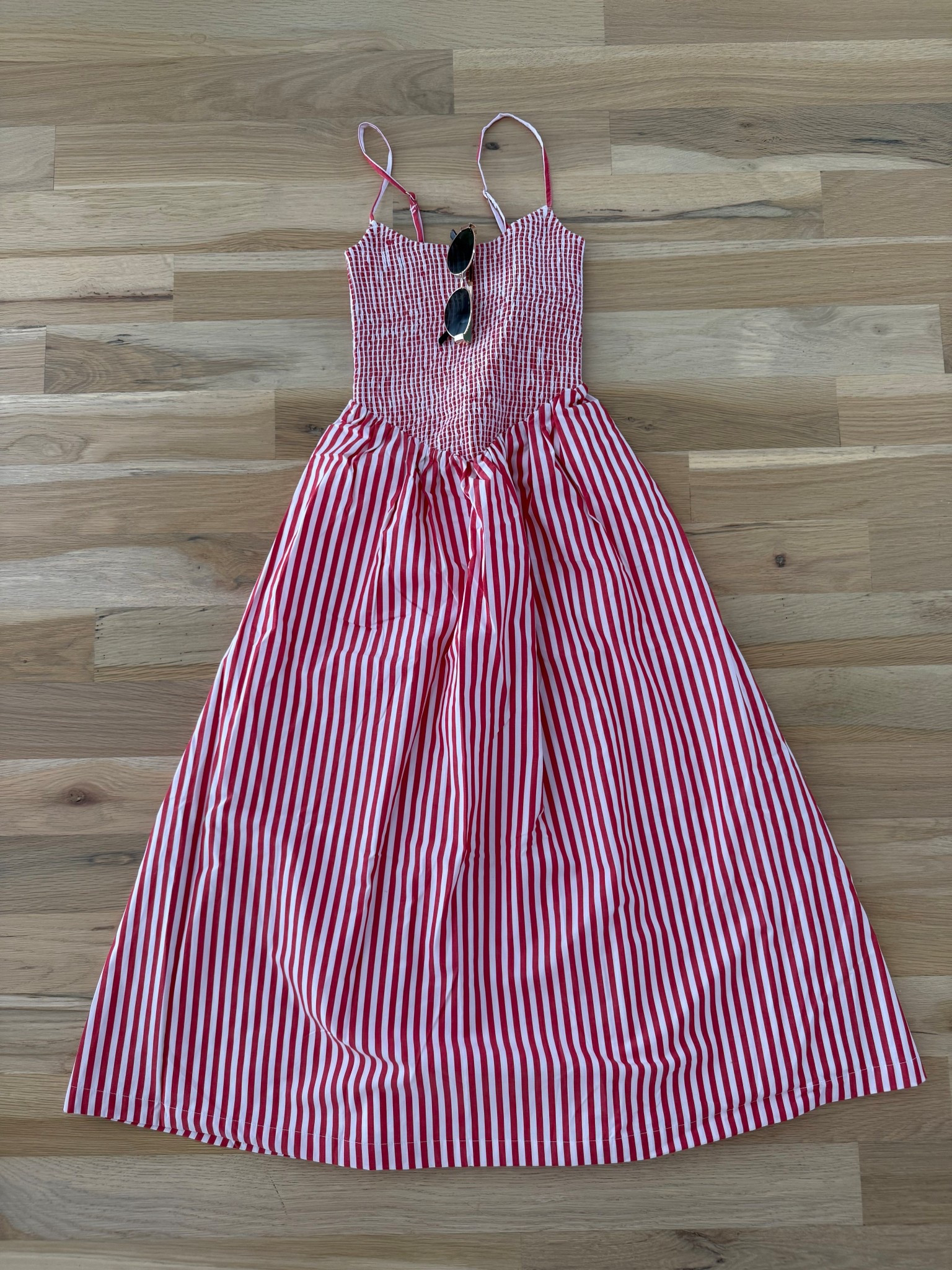 Red stripe midi dress size xxs petite code AFLTK 

#LTKPetite #LTKSaleAlert #LTKSpringSale