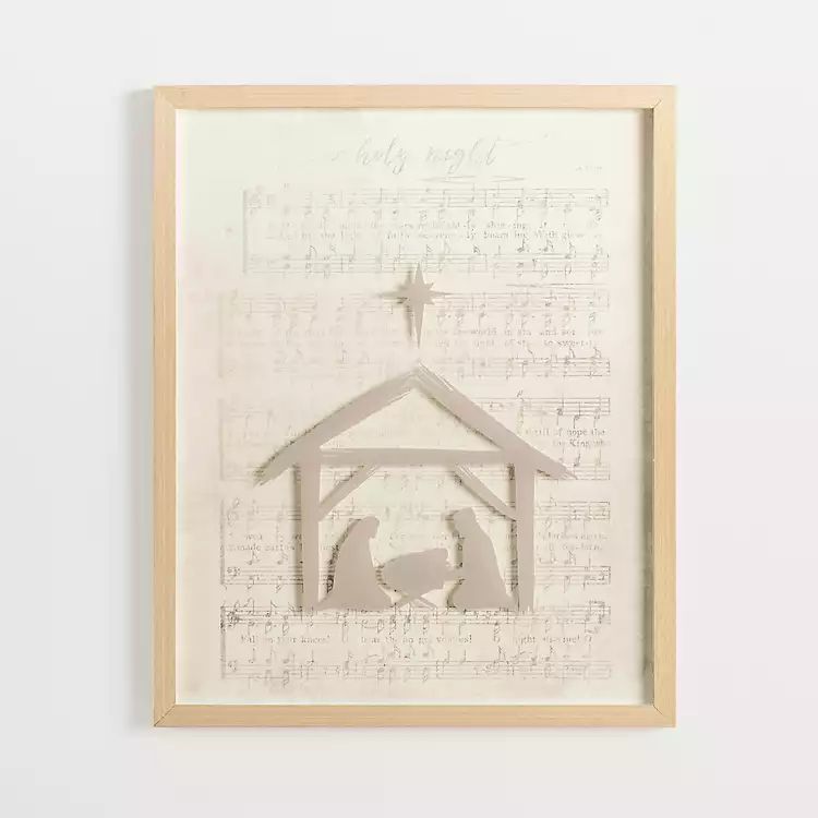 O Holy Night Nativity Wall Plaque | Kirkland's Home