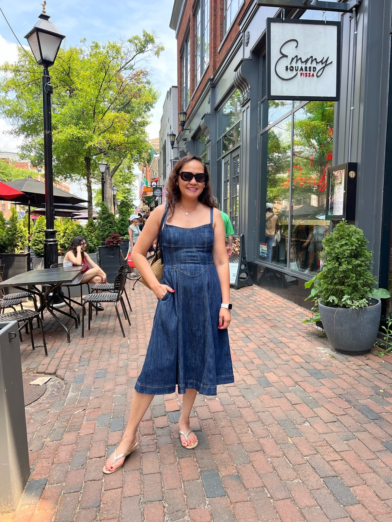 Sunday best in the softest denim dress

#LTKootd