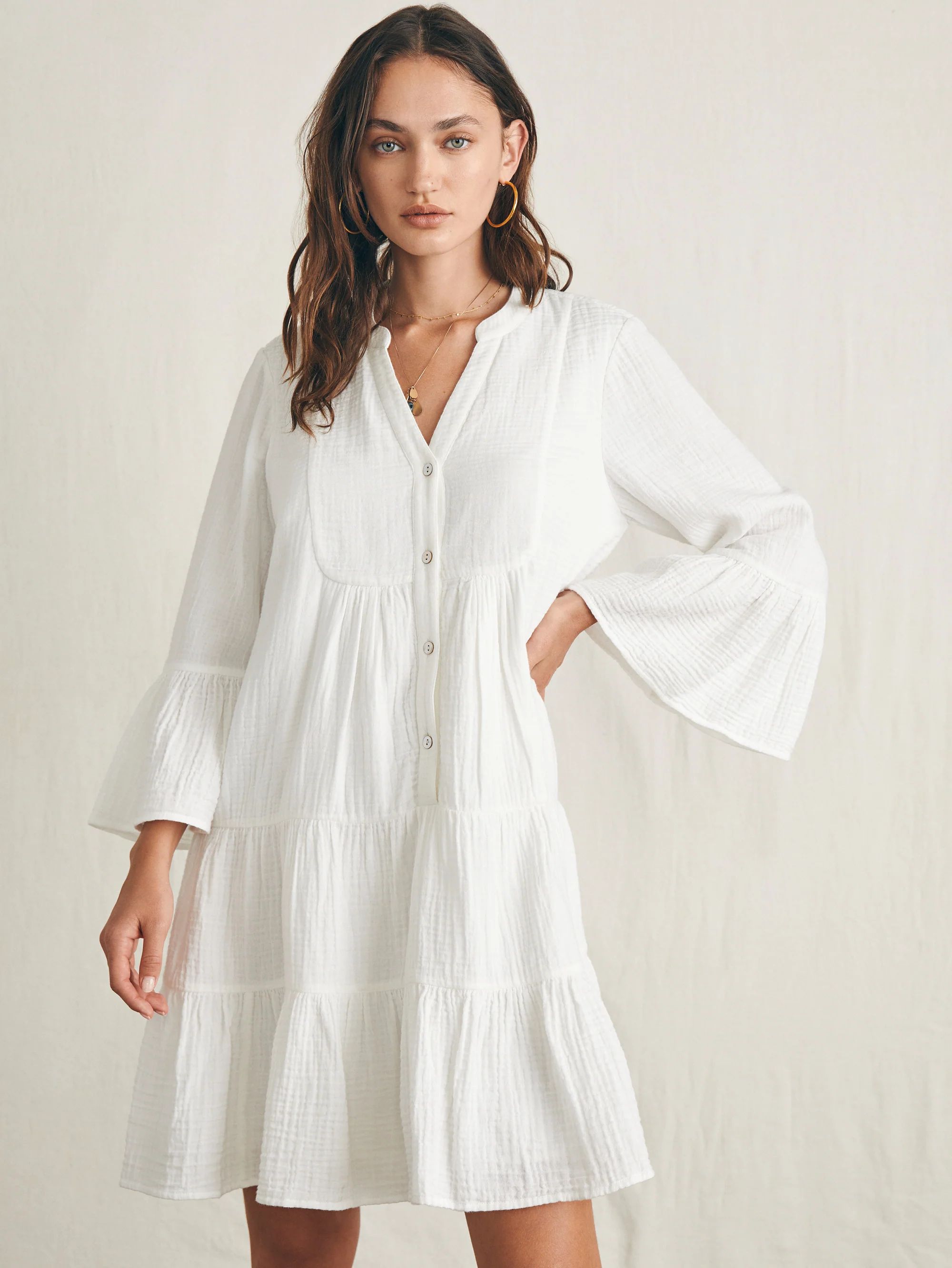 Dream Cotton Gauze Kasey Dress | Faherty
