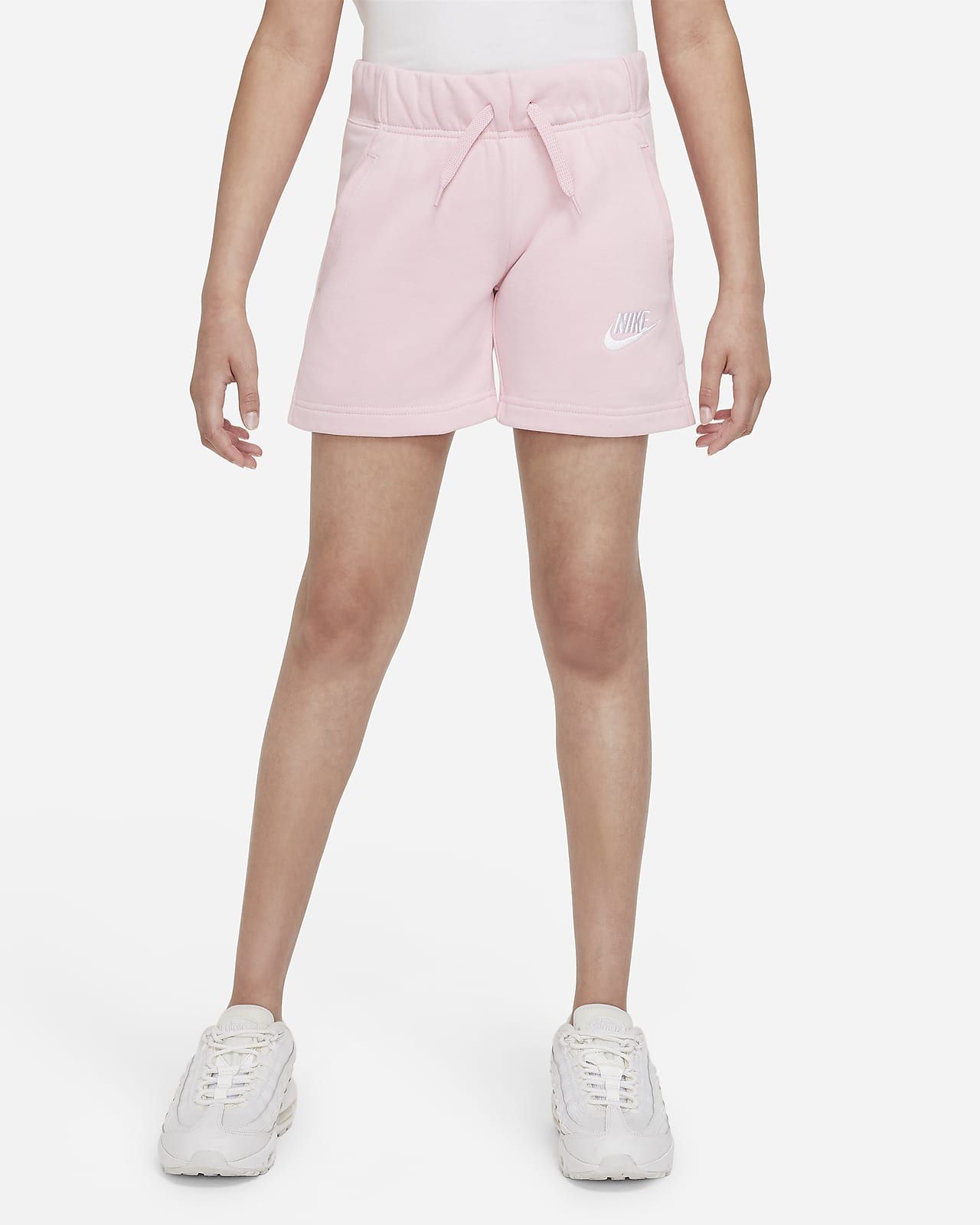 Nike Sportswear Club Big Kids' (Girls') French Terry Shorts. Nike.com | Nike (US)