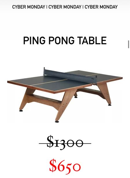 On major sale, for the game room! Ping pong table 

#LTKCyberWeek #LTKhome #LTKsalealert