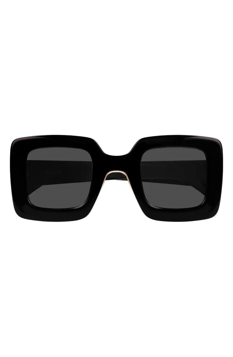 Gucci 46mm Small Square Sunglasses | Nordstrom | Nordstrom