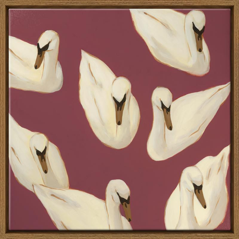 Seven Swans a Swimming 2 | Artfully Walls