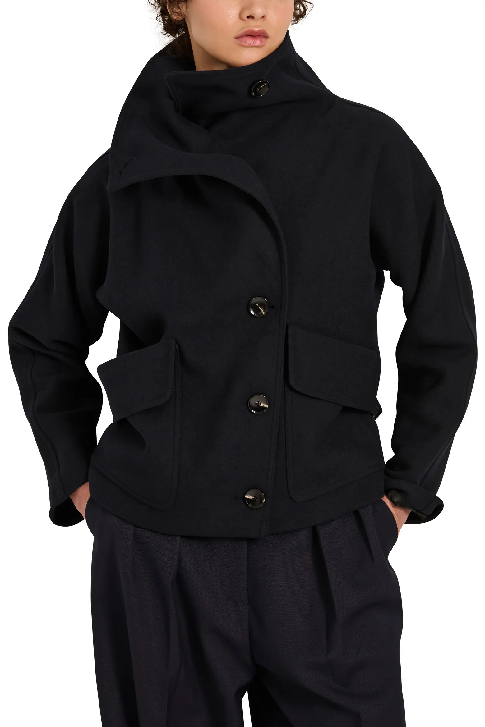 Bernardo Funnel Neck Coat (Women) | Nordstrom | Nordstrom