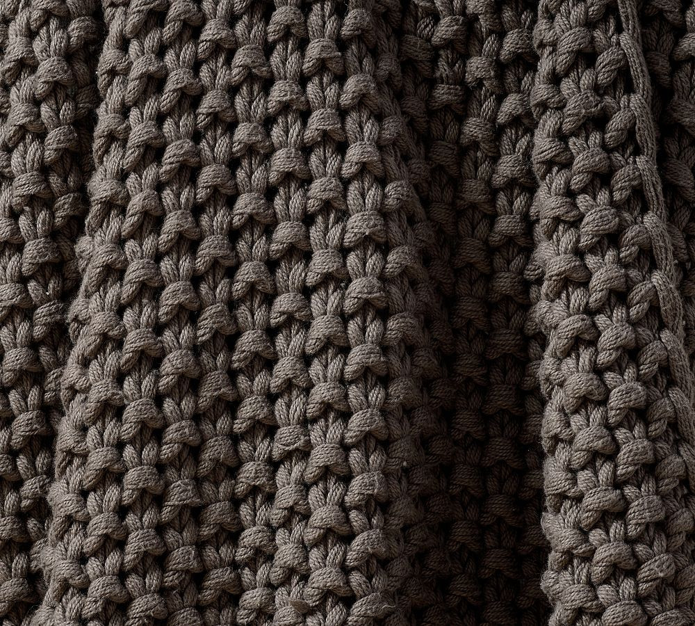 Bayside Seed Stitch Throw | Pottery Barn (US)