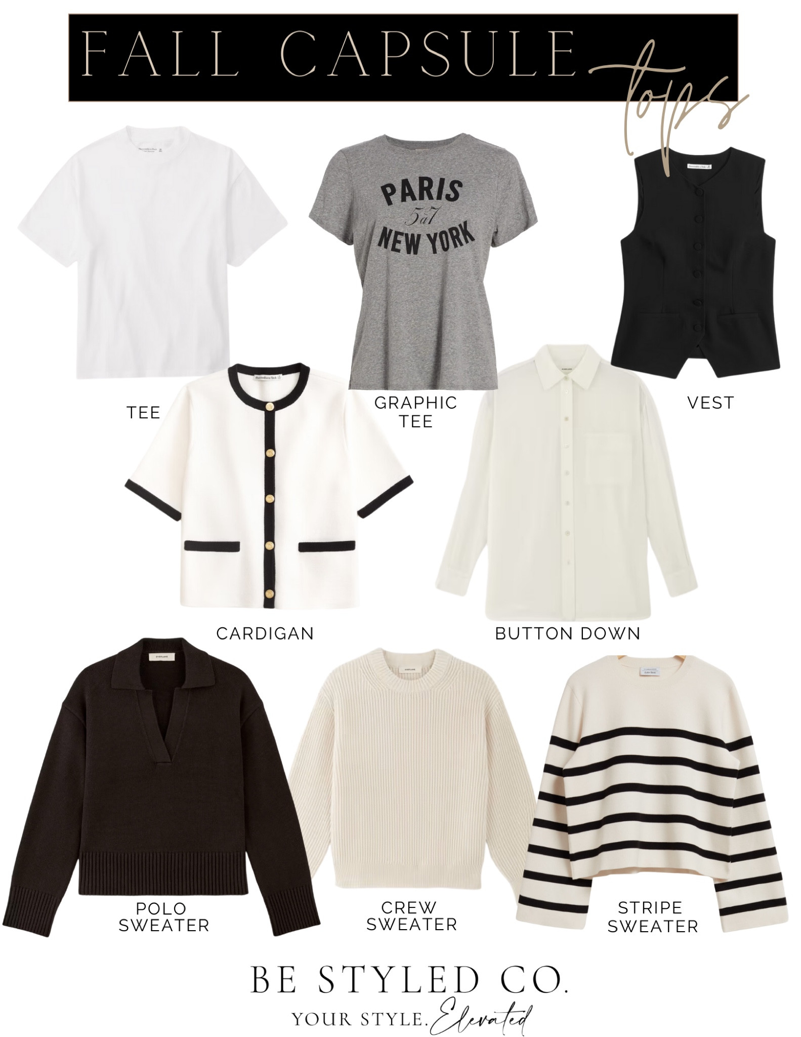 Fall Capsule - tops and sweaters 

#LTKActive #LTKSeasonal #LTKStyleTip