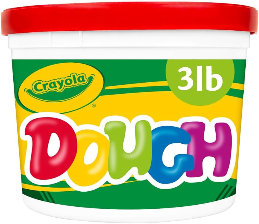 Crayola Dough - Red (3lb), Bulk Modeling Dough for Kids, Clay Alternative, Resealable Tub, Ages 3... | Amazon (US)