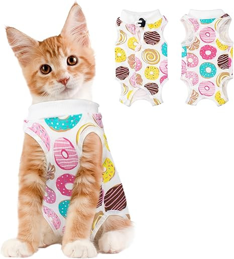 Coppthinktu Cat Recovery Suit Female, Breathable Cat Onesie After Surgery Female for Abdominal Wo... | Amazon (US)
