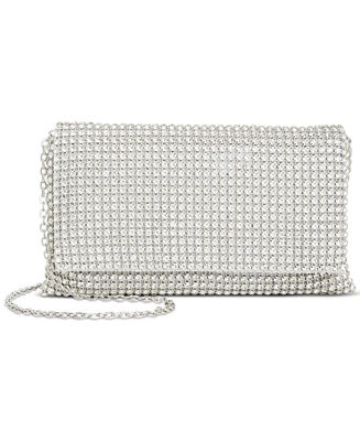 Prudence Small Diamond Mesh Crossbody | Macy's