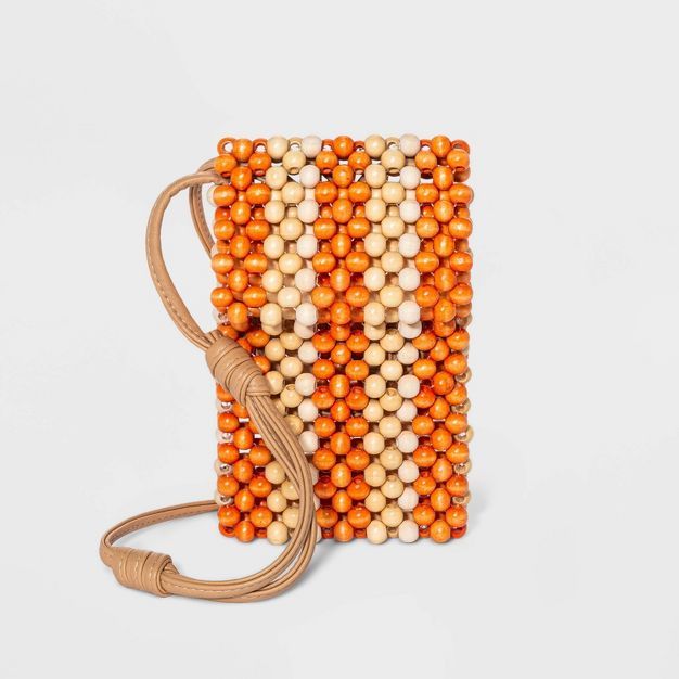 Striped Straw Phone Crossbody Bag - Universal Thread™ | Target