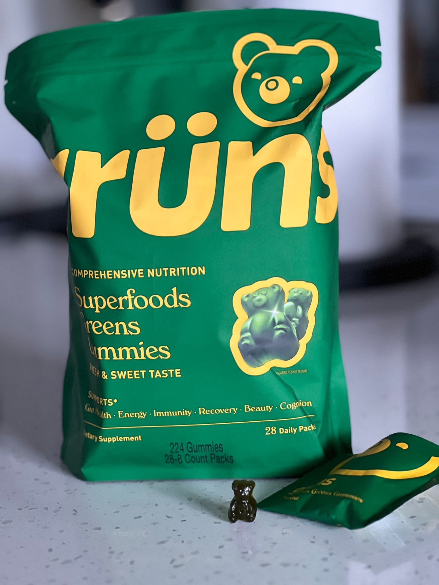 These are not just your super greens, but they are for your Gut health • Energy •Immunity • Beauty • Cognition 
8 gummies in one convenient little package! So yummy too. Give these a try, you’ll love them. 
No artificial colors or flavors!

#LTKFamily #LTKBeauty #LTKActive