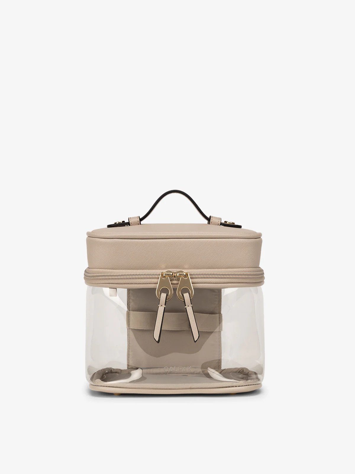 Clear Train Case with Top Compartment | CALPAK