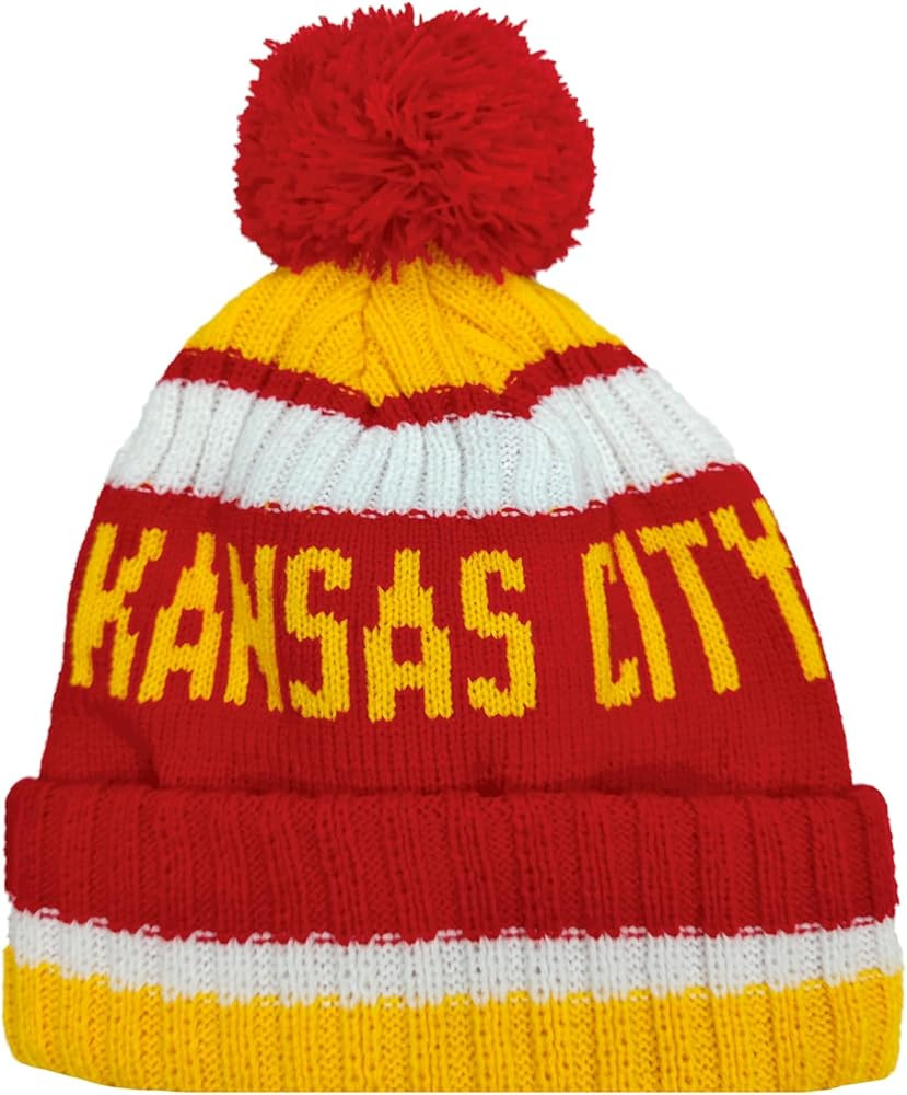 Kids Beanie Hat with Pom,Children Warm Knitted Pompom Hat,Boys Girls Beanie Cap&Winter Hat,Knitte... | Amazon (US)