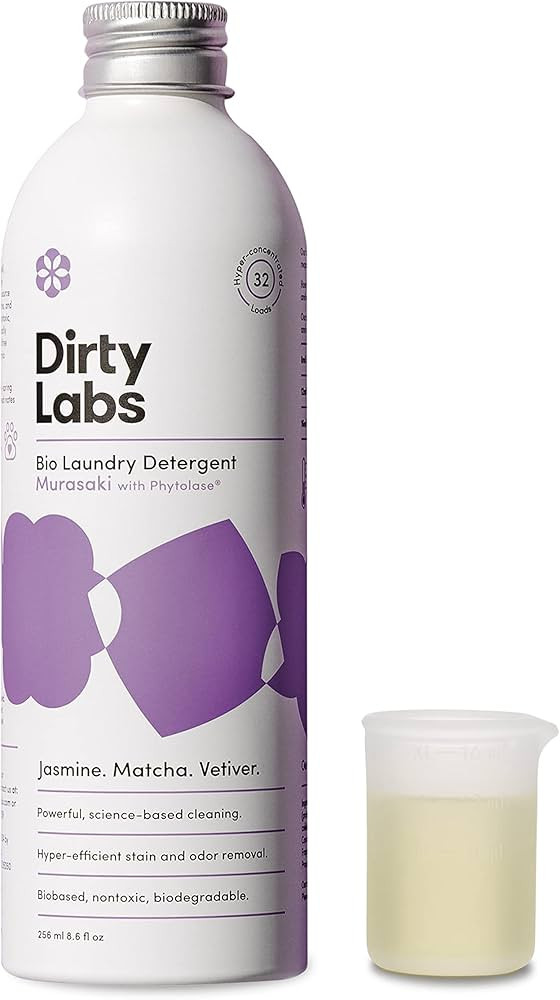Dirty Labs | Murasaki Scent | Bio Enzyme Liquid Laundry Detergent | 32 Loads (8.6 fl oz) | Hyper-... | Amazon (US)