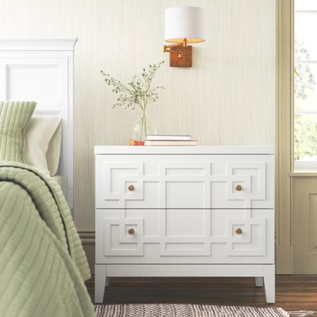 Wayfair Home - I really like the lines of this nightstand! white furniture classic home style

#LTKhome