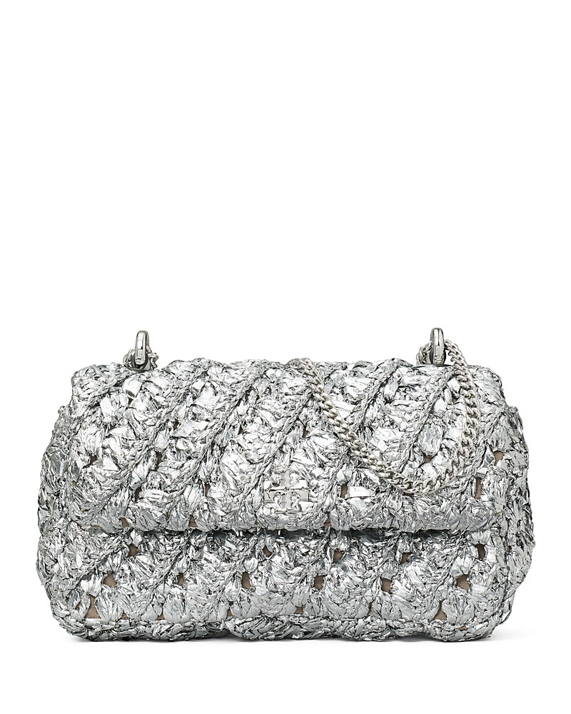 Tory Burch Kira Crochet Mini Flap Bag | Bloomingdale's (US)