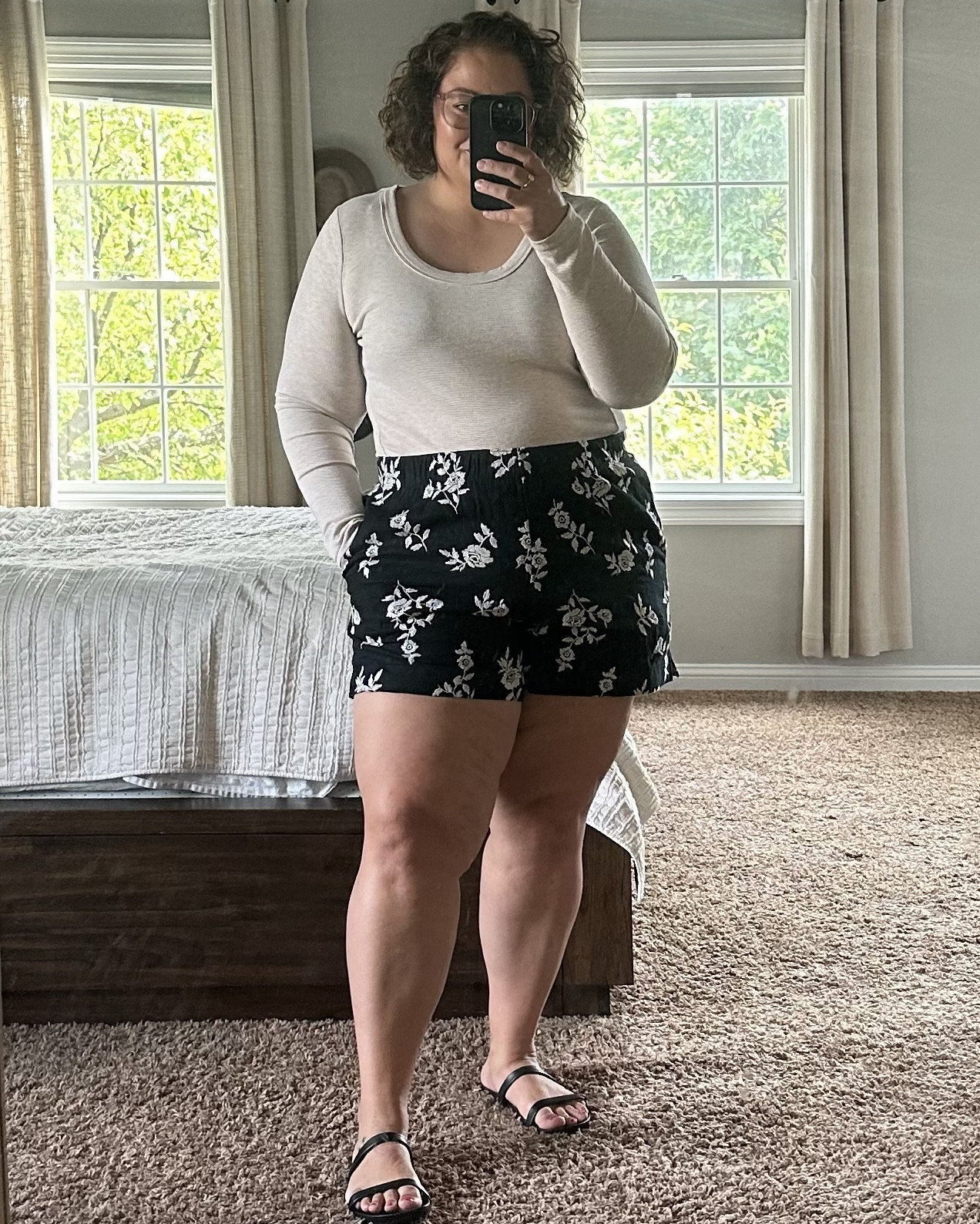 Sweet summer time 🖤

Shirt XXL
Shorts XL

Measurements: bust 44  //  wasit 39  //  hips 54 
Sizes: xl/xxl/1x | 16/18 | 5’6” | 40b

#LTKSummerSales #LTKSeasonal #LTKPlusSize