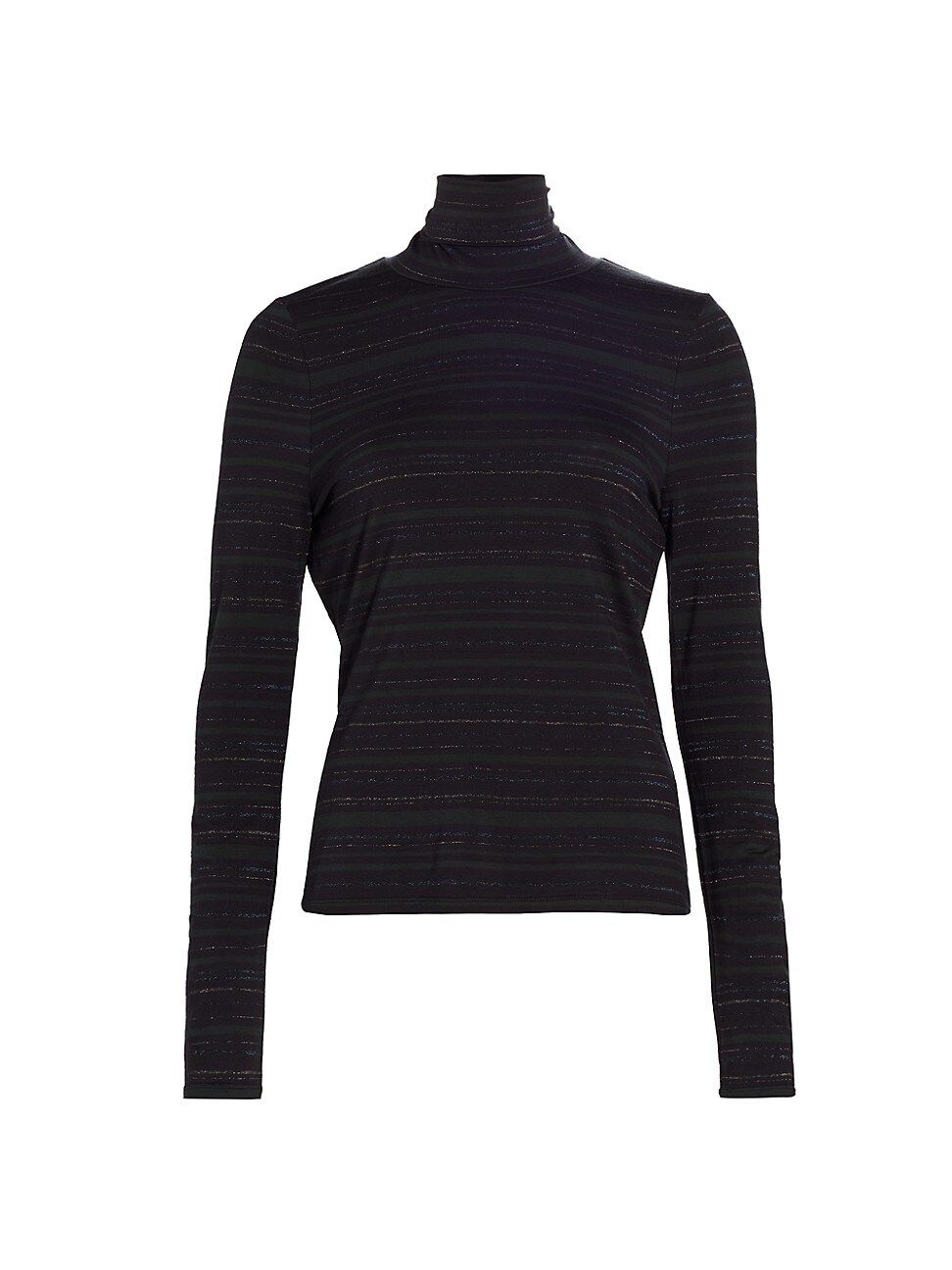 Women's Audrey Stripe Turtleneck Top - Black Multi - Size Small - Black Multi - Size Small | Saks Fifth Avenue