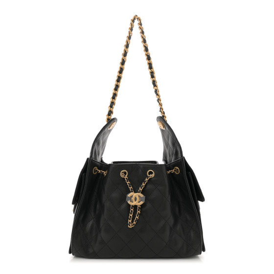 Caviar Quilted Small Chanel 25 Handbag Black | FASHIONPHILE (US)