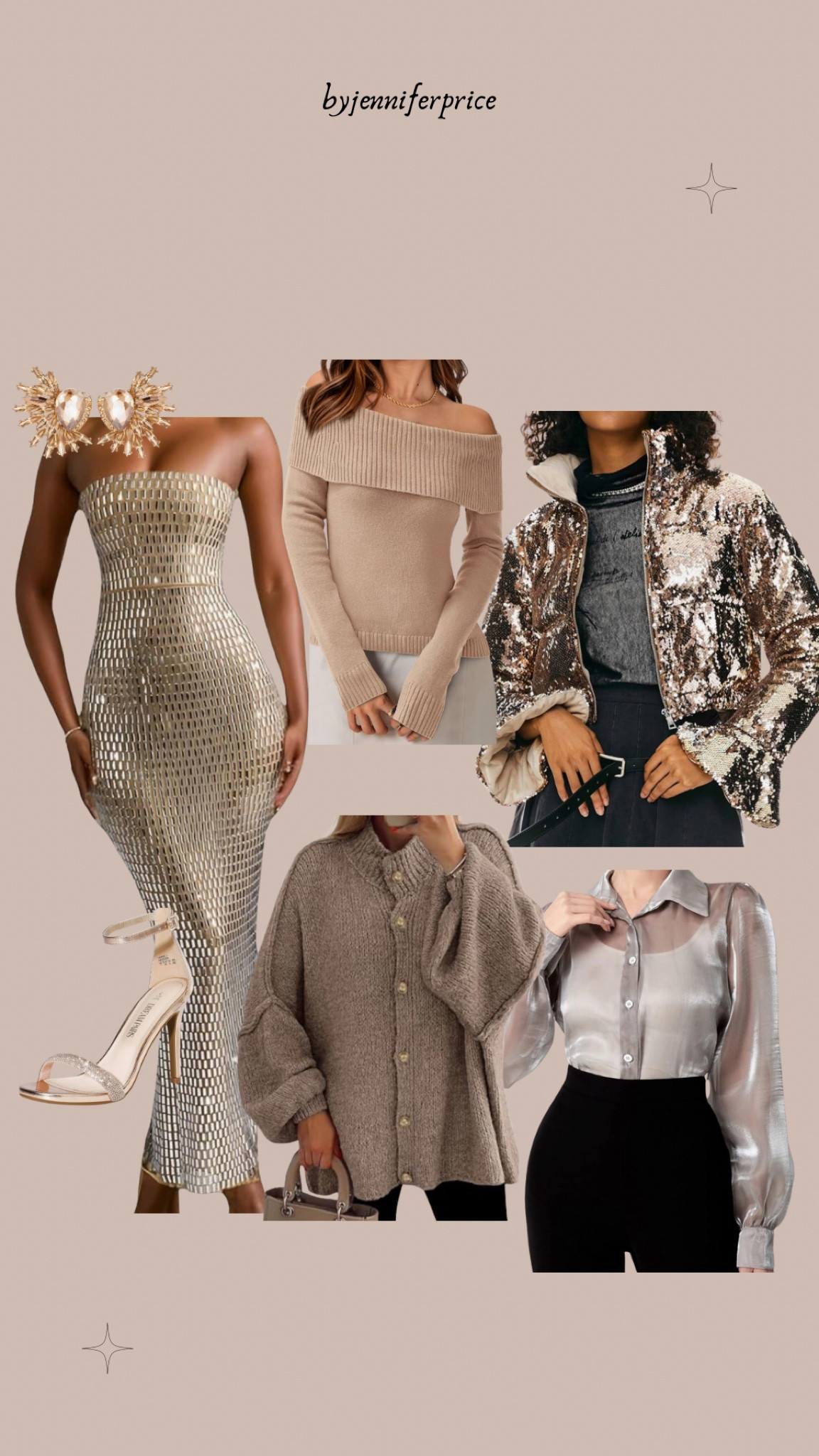 NYE outfit inspo: casual to a night out ✨

New Year’s Eve outfit, maxi dress, sequins, rhinestones, sweater, cardigan, earrings, heels, coat, jacket, Casual outfit, outfit ideas, elegant style, minimal style, fashion inspo, neutral style, Amazon fashion, Amazon finds, ootd, basics, street style, neutral outfits, fall outfit, fall style, fall fashion, fall outfits, styling ideas, what to wear, chic style, outfit inspo, simple outfits

#LTKParties #LTKShoeCrush #LTKFindsUnder50