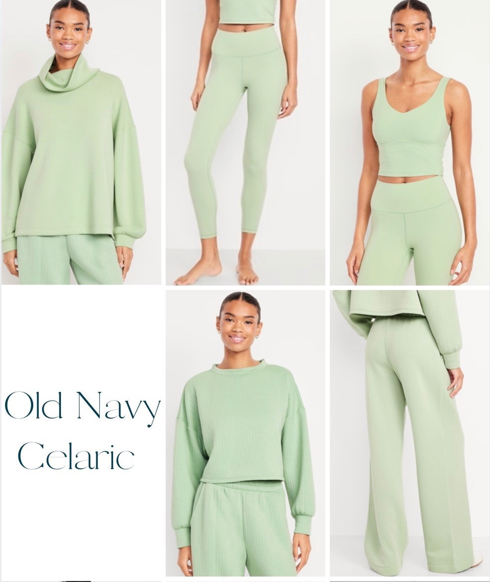 Old Navy Celaric

A slightly muted, neutral, light green. 

Closest to Apple Jade in HOC Autumn
Also works for: Soft Autumn, Light Spring, True Autumnn

#LTKootd #LTKSeasonal