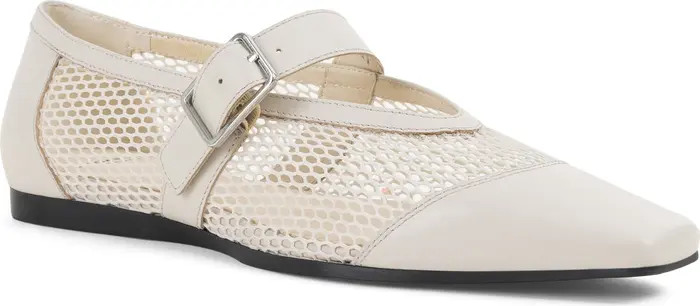 Wioletta Mesh Mary Jane Flat (Women) | Nordstrom
