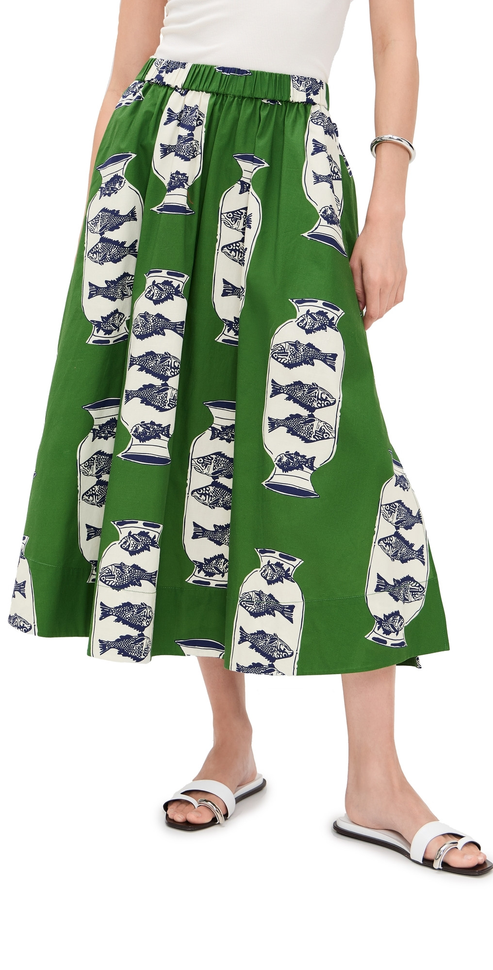 Hunter Bell Tatum Skirt Herring Green S | Shopbop