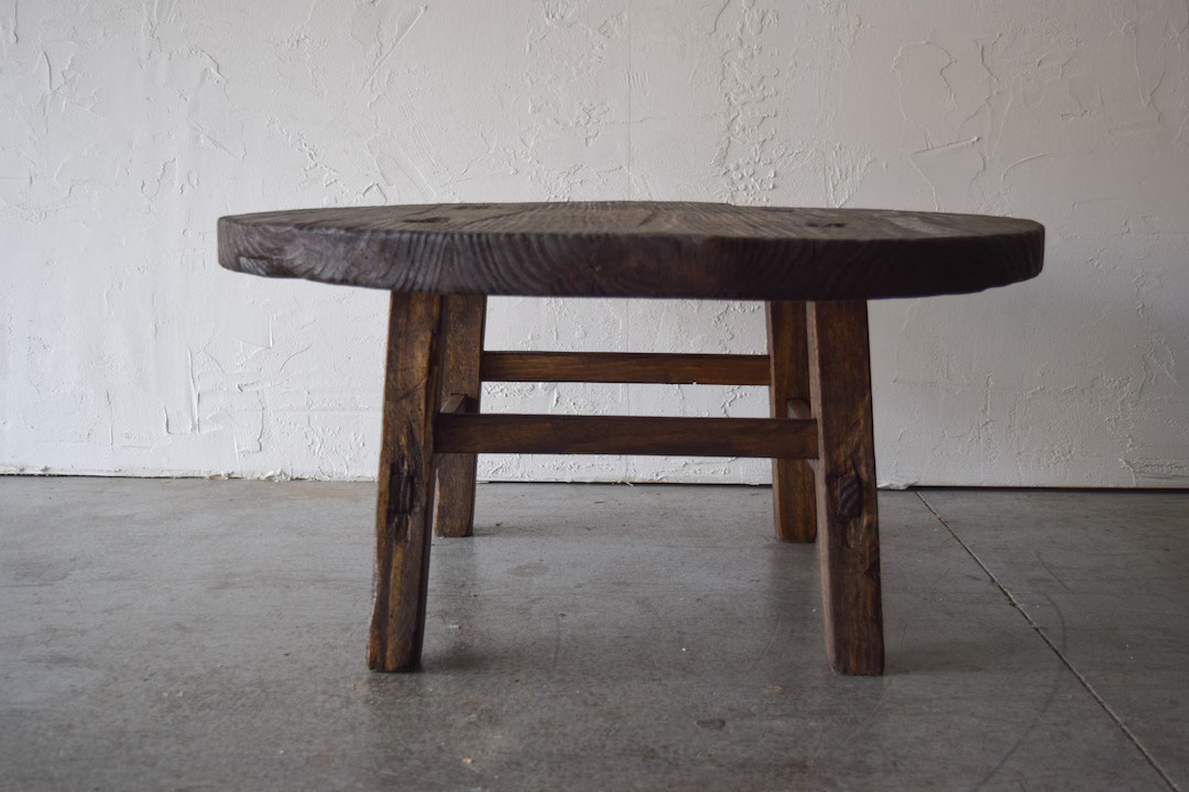 Made-to-order: Large Dark Solid Wood Antique Style Coffee - Etsy | Etsy (US)