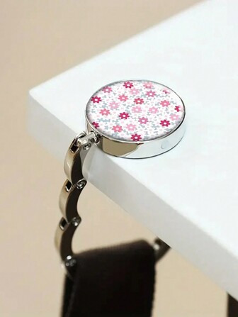 1PC Portable Foldable Handbag Hanger Hanging Hook Exquisite Daisy Pattern Purse Folding Hanger Fo... | SHEIN