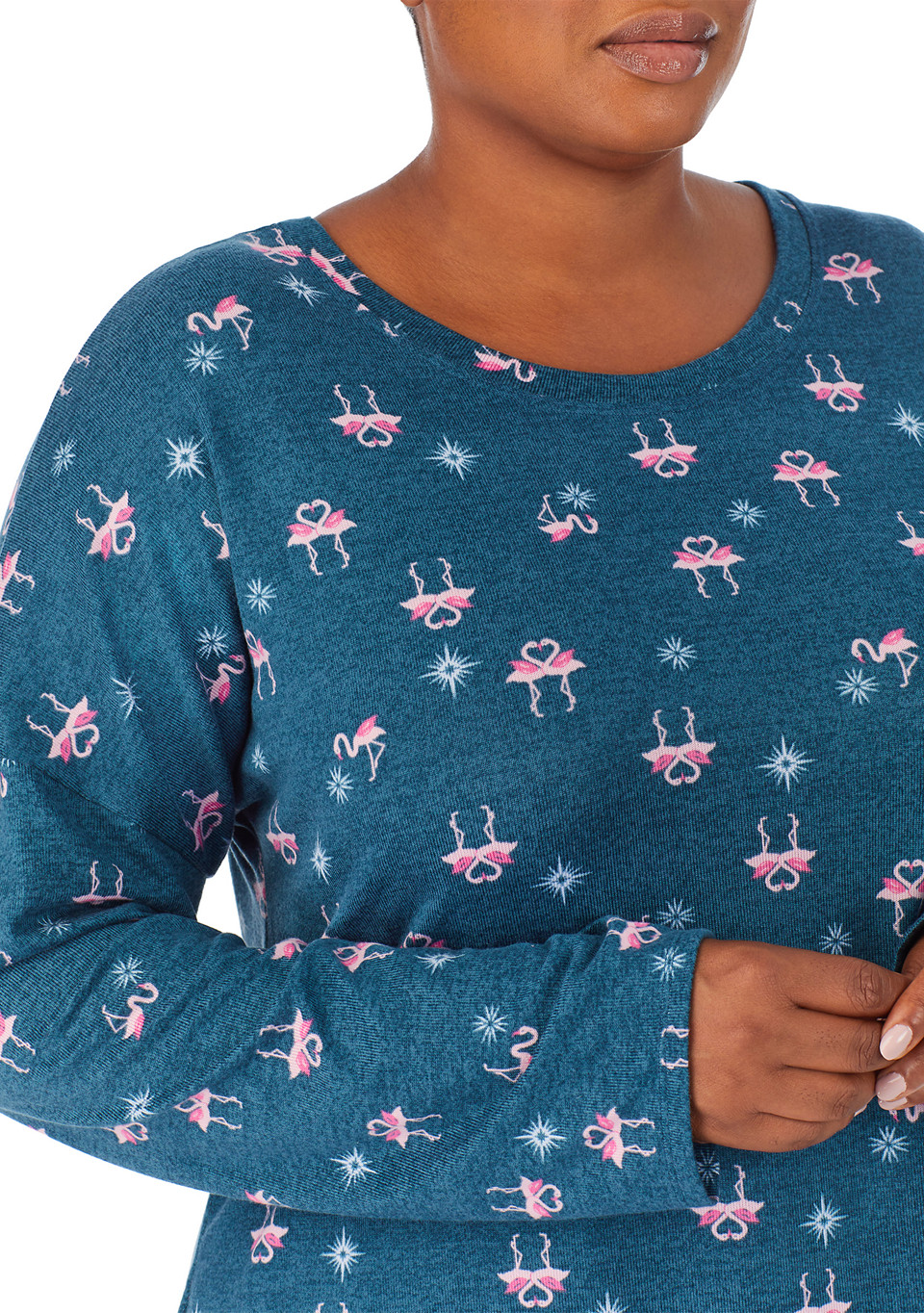 Ellen Tracy Plus Size Sweater Knit PJ Set | Belk