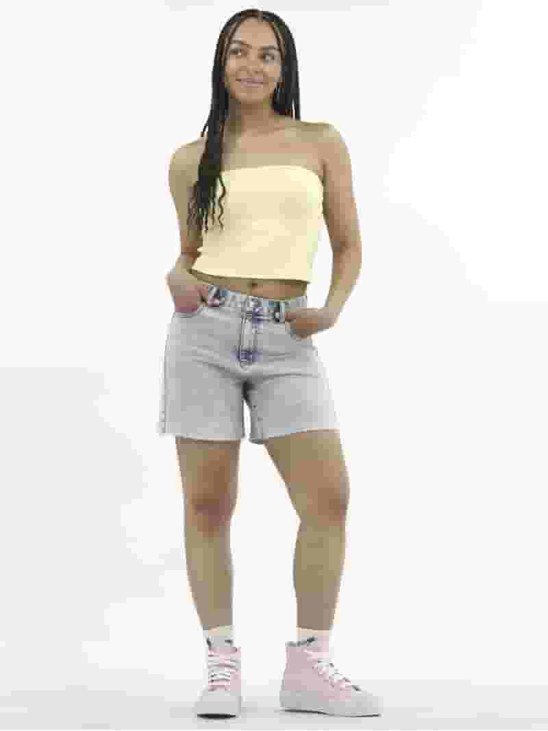 No Boundaries Cropped Tube Top, Women's | Walmart (US)