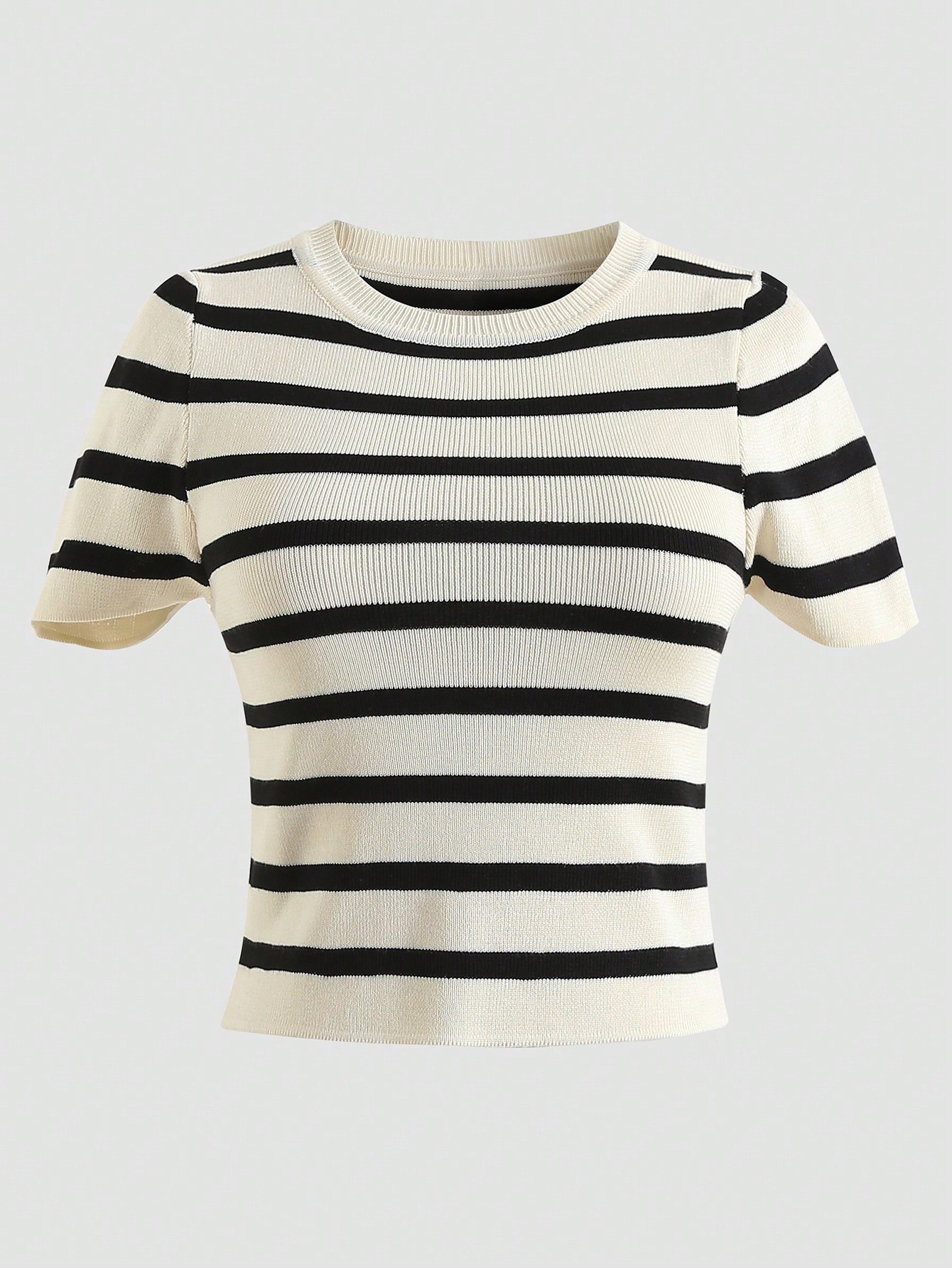 Striped Print Tee | SHEIN