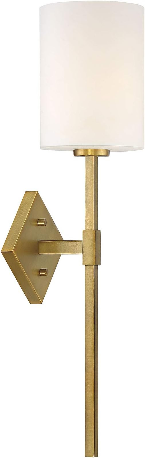 Savoy House 9-0902-1-322 Destin 1-Light Warm Brass Wall Sconce (6" W x 25"H) - - Amazon.com | Amazon (US)
