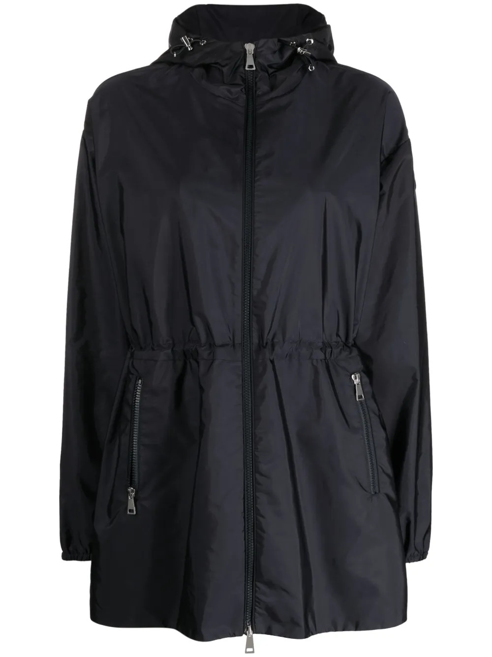 Moncler layered-detail Hooded Rain Coat - Farfetch | Farfetch Global
