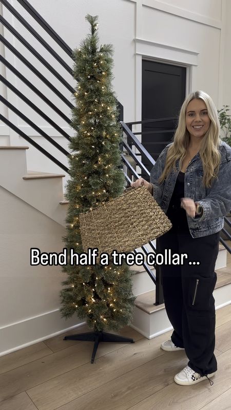 One Walmart Christmas tree collar will get your two pencil tree collars! I love this hack. Easy diy idea that will save you money. 

#LTKSeasonal #LTKhome #LTKHoliday