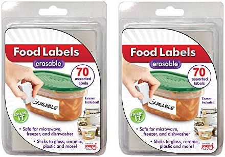 Jokari Erasable Food Labels 2 Pack Refill, Reusable, Freezer, Microwave and Dishwasher Safe Kitch... | Amazon (US)