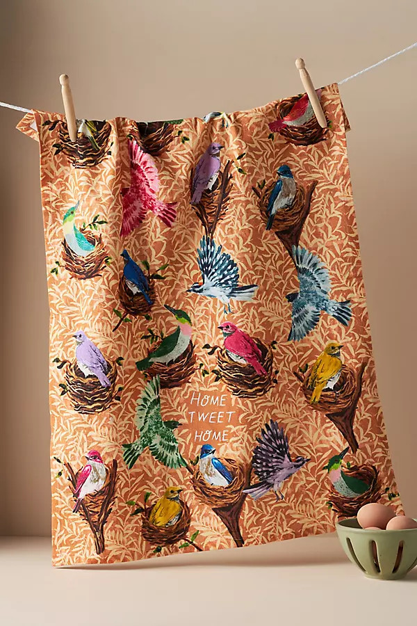 Home Tweet Home Cotton Dish Towel | Anthropologie (US)