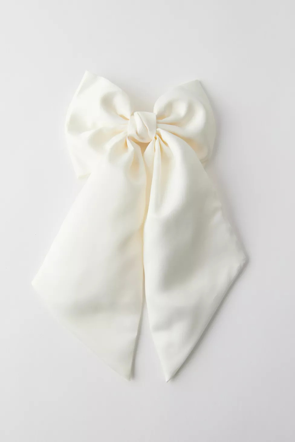 Jumbo Satin Hair Bow Barrette | Urban Outfitters (US and RoW)