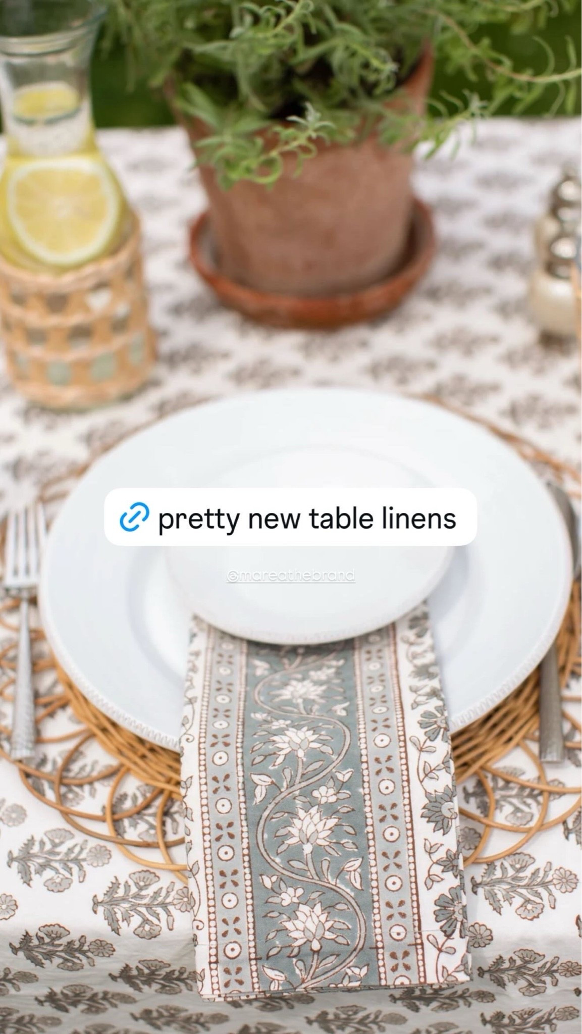 Prettiest table linens for your summer entertaining!

#LTKHome #LTKSeasonal #LTKdayinmylife