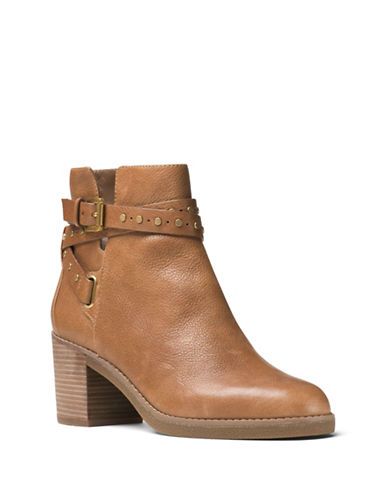 fawn leather booties | Lord & Taylor