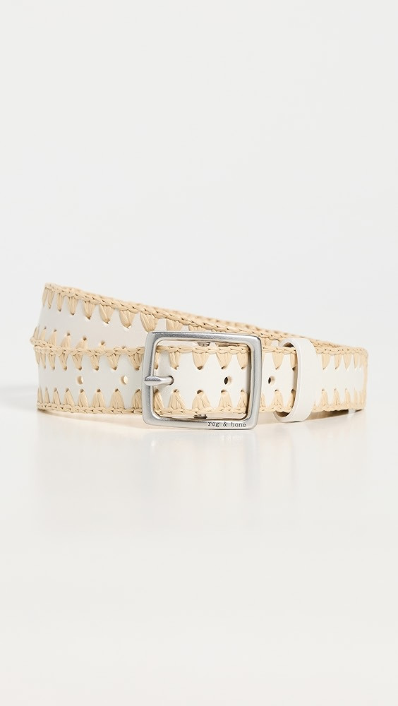 rag & bone Raffia Boyfriend Belt | Shopbop | Shopbop