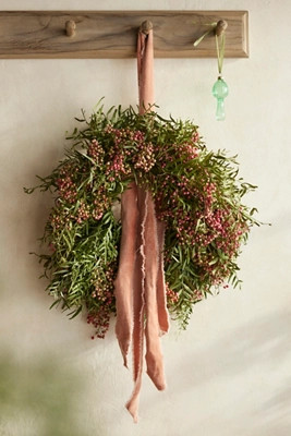 Fresh Pepperberry Wreath | Anthropologie (US)