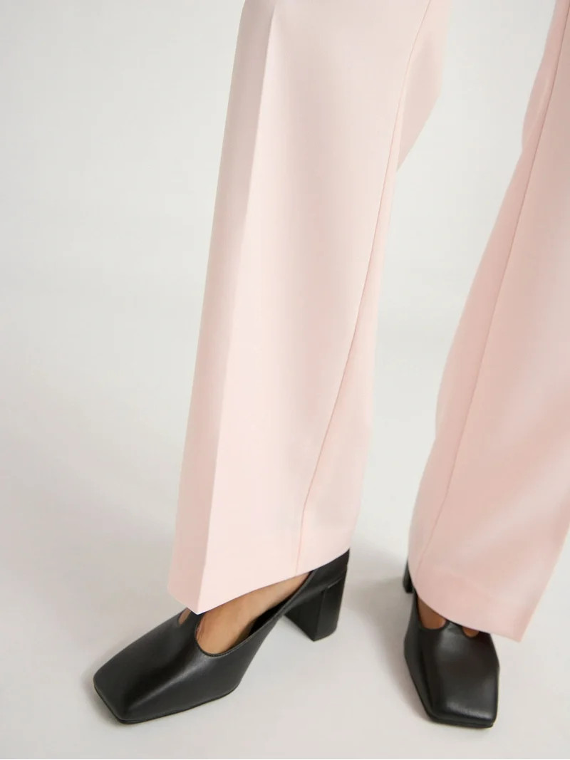 Scoop Women's and Women’s Plus Crepe High Rise Bootcut Suit Pants, Sizes 0-28 | Walmart (US)