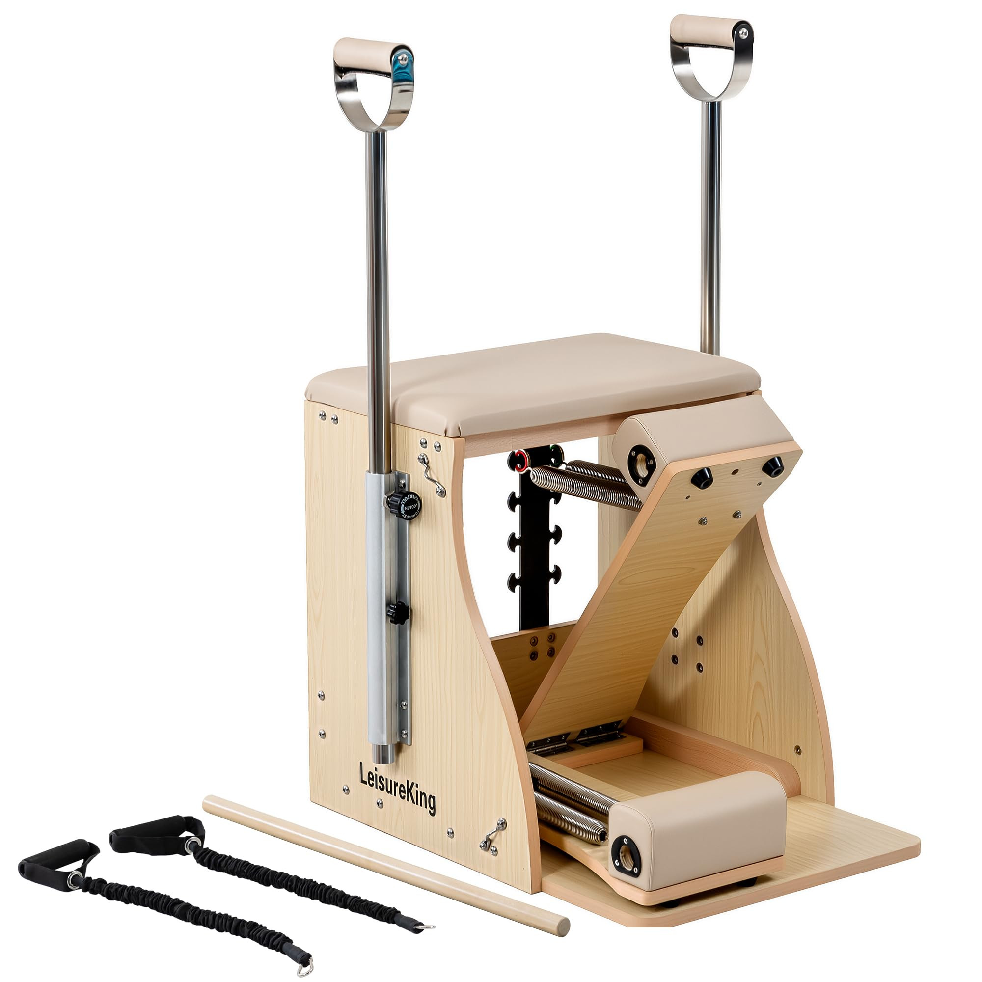 Pilates Combo Chair for Home Workouts, Wunda Chair with 5-Level Handles, Split Pedals, Resistance... | Amazon (US)