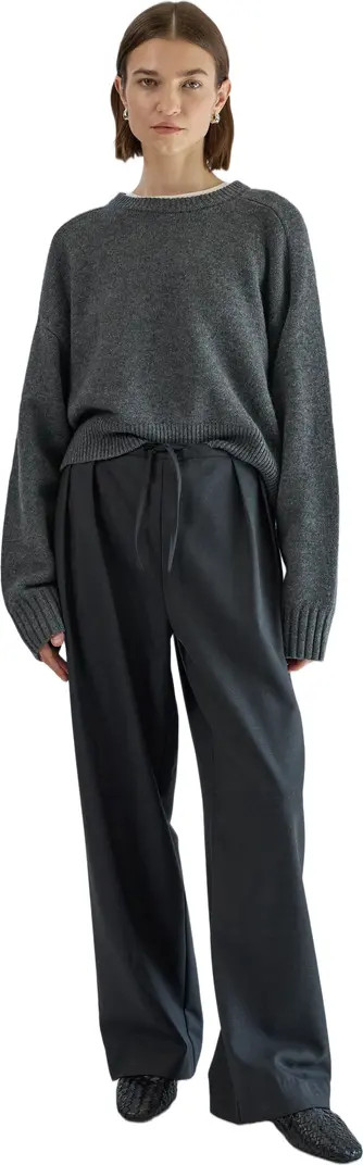 Almina Concept Waist Tie Wool Trousers | Nordstrom | Nordstrom
