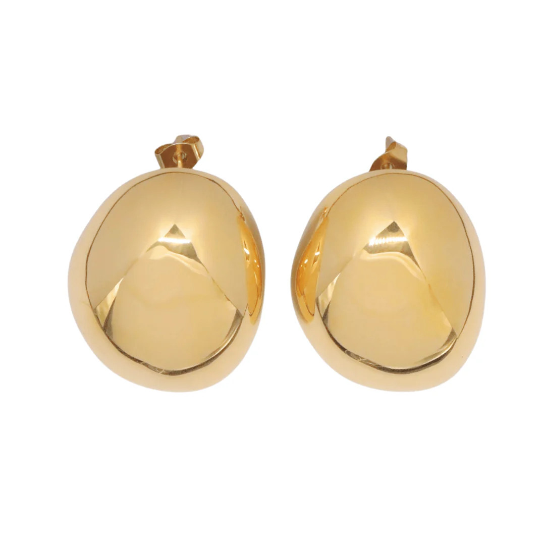 Bold Statement Round Earrings - Ahava J | Ahava Jewels