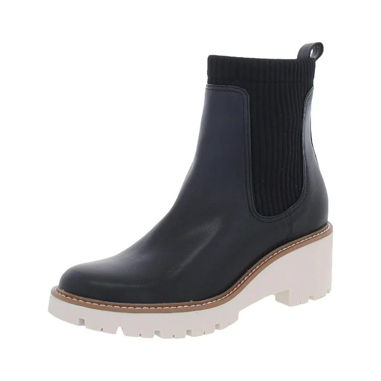 Steve Madden Womens Gus Faux Leather Laceless Chelsea Boots - Walmart.com | Walmart (US)