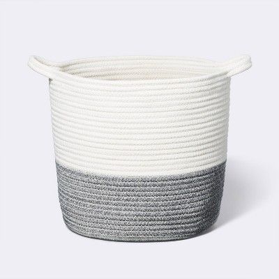 Coiled Rope Bin with Color Band - Cloud Island™ | Target